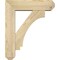 Ekena Millwork Imperial Craftsman Rough Sawn Bracket w/ Offset Brace, Douglas Fir, 6"W x 20"D x 24"H BKT0604X20X24IMP04RDF - alternate 2